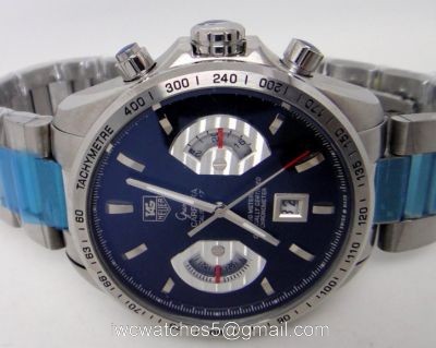 Tag Heuer Carrera Caliber 17 RS Replica Watch  SS Black Men Watch