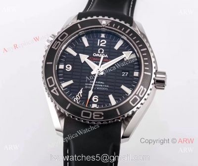 Swiss Grade Omega 007 Replica Seamaster Skyfall SS Black Rubber Strap