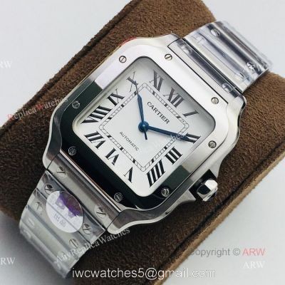1:1 BV Factory Cartier Santos Cartier Watch Copy QuickSwitch Band