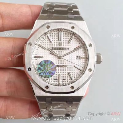 Copy Audemars Piguet Royal Oak JF Factory Watch 41mm SS Silver Dial
