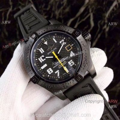 2019 Replica Breitling Avenger II Seawolf Watch Black Case Carbon Fiber dial