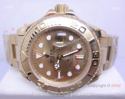Rolex All Gold Yacht Master Replica Watch