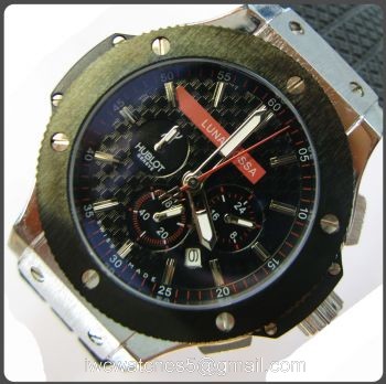 Hublot Luna Rossa Replica Big Bang King Watch SS Black Chronograph Dial