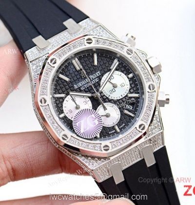New Copy Audemars Piguet Iced Out Royal Oak VK Chronograph Watch