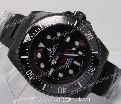 Rolex Sea-Dweller Deepsea Pro-Hunter Watch Black Case / Black Dial