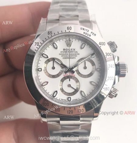 Noob Factory V8 Rolex Daytona With Face Stainless Steel 904L Watch 40mm ETA 4130