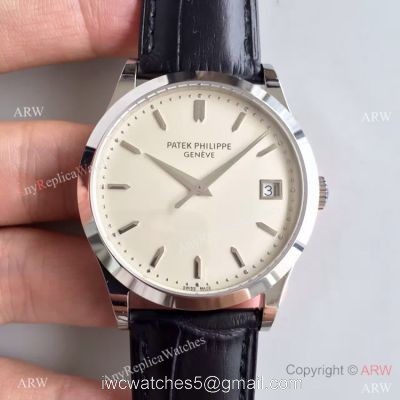 Copy Swiss Patek Philippe Cal.324 S C Watch SS White Dial
