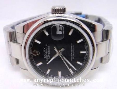 Rolex Womens Datejust Stainless Steel Copy Watch 31mm