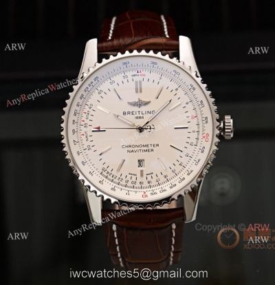 Best Replica Breitling Navitimer 1 Brown Leather Strap Watches