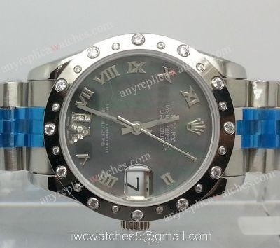 ROLEX DATEJUST SPECIAL EDITION VI Diamond Marker / BLACK MOP DIAL