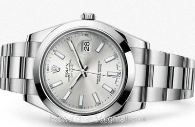 NEW UPGRADED Rolex Datejust II 41mm Replica Watch SS Oyster Silver Face AAA+