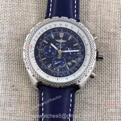 Breitling 1884 Bentley Motors T Chronograph Blue Subdials Watch