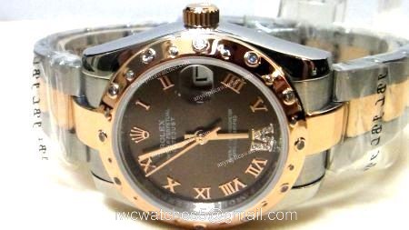 NEW Datejust 2-Tone Rose Gold Diamond Watch 31mm