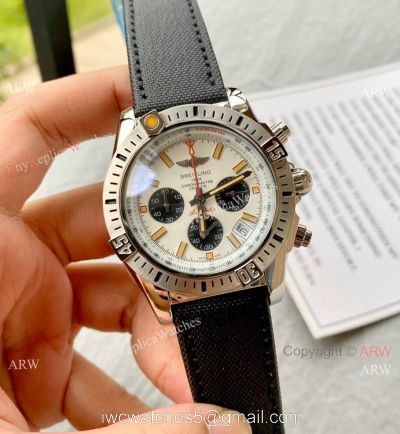 Copy Breitling Avenger Chronograph Watch White Face 40mm