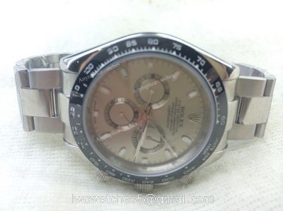 Rolex Daytona Gray Dial Black Ceramic bezel Mens Watch 42mm