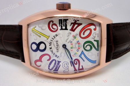 Franck Muller Crazy Color Dreams Watch Extra Large Size