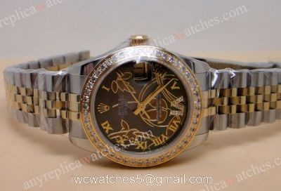ROLEX DATEJUST SPECIAL EDITION 2-TONE GRAY MEDIUM SIZE