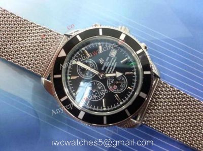 Replica Breitling Aeromarine Superocean Heritage Men Watch SS Black
