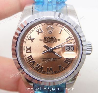 Copy Rolex Datejust SS Jubilee Salmon Face Ladies watch