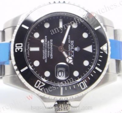 Upgraded Version Extra Large 41mm Rolex Submariner Watches SS Black Ceramic Bezel