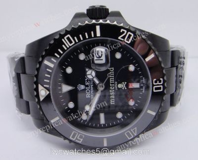 Buy Replica Rolex Mastermind Submariner Black PVD / Black Ceramic Bezel