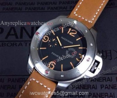 Radiomir Panerai Egiziano Replica Watch Brown Leather band 47mm