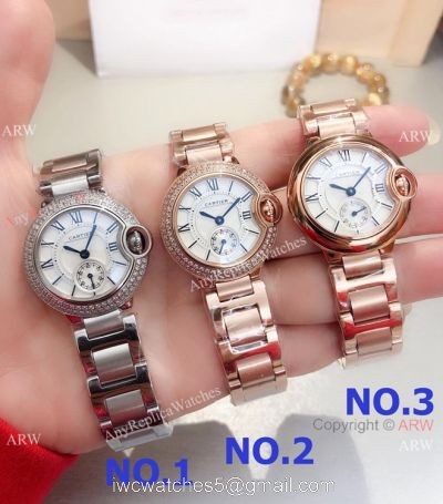 Clone Cartier Ballon Bleu de 28mm Watch Quartz Movement