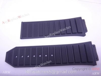 Hublot King Power Black Special Rubber strap 26mm  Hublot Strap Replacement