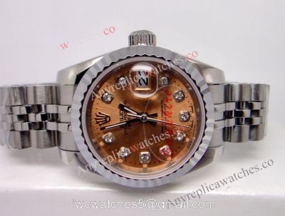 Replica Rolex Lady Datejust Watch  Stainless Steel Ladies Watch