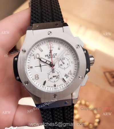 High Quality Fake Hublot Geneve Big Bang Tutti Frutti SS White Dial Watch