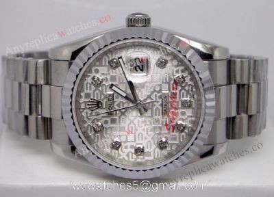 Replica Rolex Silver Micro Face Stainless Steel Watch for Men