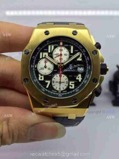 Swiss Audemars Piguet Royal Oak Offshore Monte Napoleone Gold Replica watch