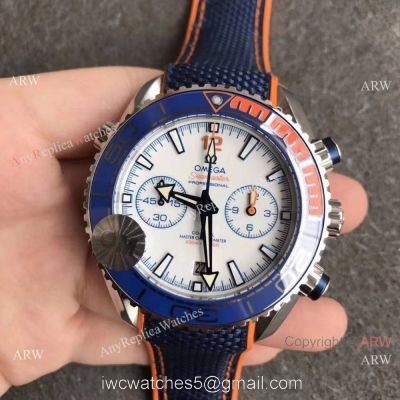 (OM) Swiss Grade Copy Omega Seamaster 9900 Blue Ceramic Bezel Watch