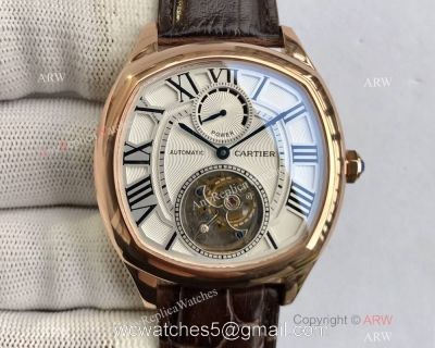 Swiss Grade One Cartier Drive De Rose Gold Watch Power Reserve