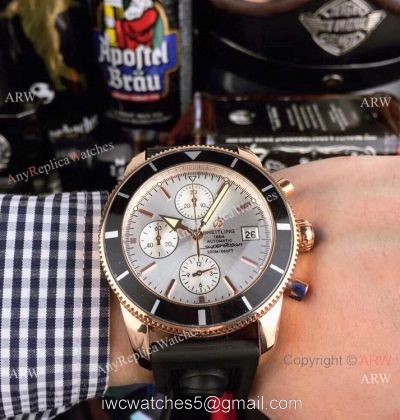 Replica Breitling Superocean Chronograph Men Watch Rose Gold