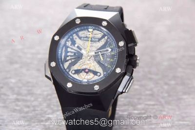 Audemars Piguet Royal Oak Concept Quartz Chronograph Replica Watch Black Case