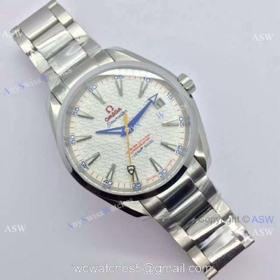 Swiss ETA 8800 Omega Seamaster Superluminova Stainless Steel Watch 41.5mm