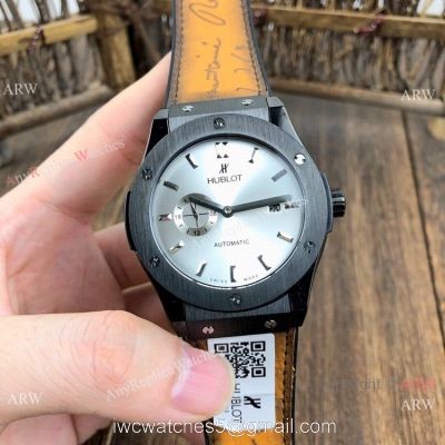 Copy Hublot Classic Fusion Black Case Automatic Watches 42mm