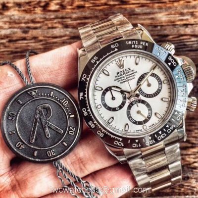 High Qualtiy Copy Rolex Daytona Panda Face Black Ceramic Bezel Watch Swiss Grade 4130  AR Factory