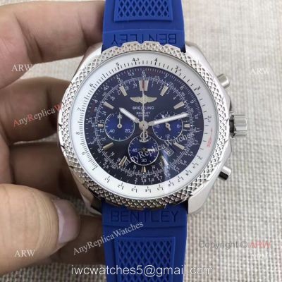 Breitling 1884 Bentley Motors T SS Black Dial w Blue Sub-dial Watch