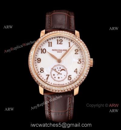 Swiss Grade 1 Patek Philippe Complications 4968r ETA2824 Watch Rose Gold