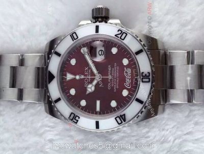 Asian Swiss ETA Movement /Rolex Colamariner Submariner replica (Limited Coca Cola)