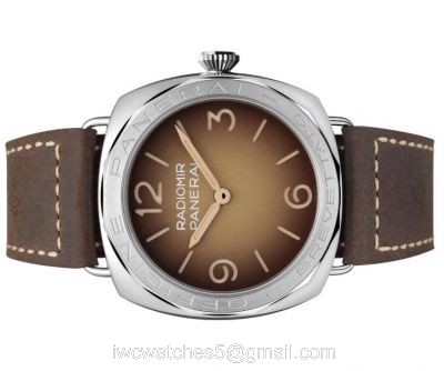 High Quality RADIOMIR PANERAI P3000 Movement SS Case and Leather Strap Watch 47MM