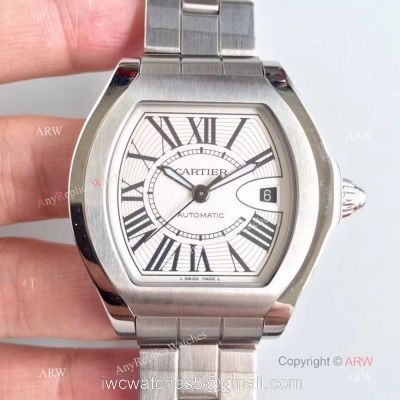 Swiss Grade Cartier Roadster ETA 2892 Stainless Steel Watch Replica