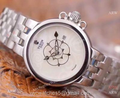 AAA Replica Tudor Clair de Rose Ladies Watch SS White MOP