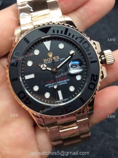 Rolex Yacht Master Baselworld The Oyster Perpetual Rose Gold Replica Watch