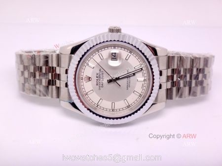 Women Rolex Datejust Silver Face Jubilee Band Rolex Couple Watches
