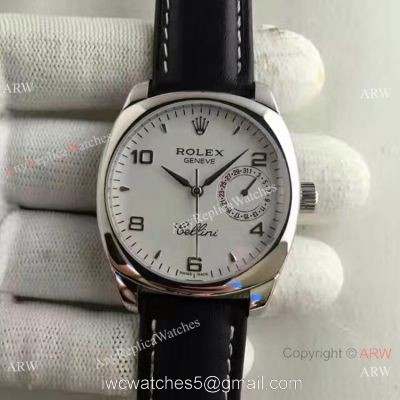 Swiss Rolex Cellini Danaos SS White Dial Replica Watch  AAA Grade
