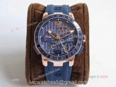 Copy Swiss Ulysse Nardin El Toro / Black Toro Watch Blue Ceramic Bezel