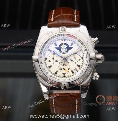 Best Quality Copy Breitling Chronomat 01 White Chronograph Watch